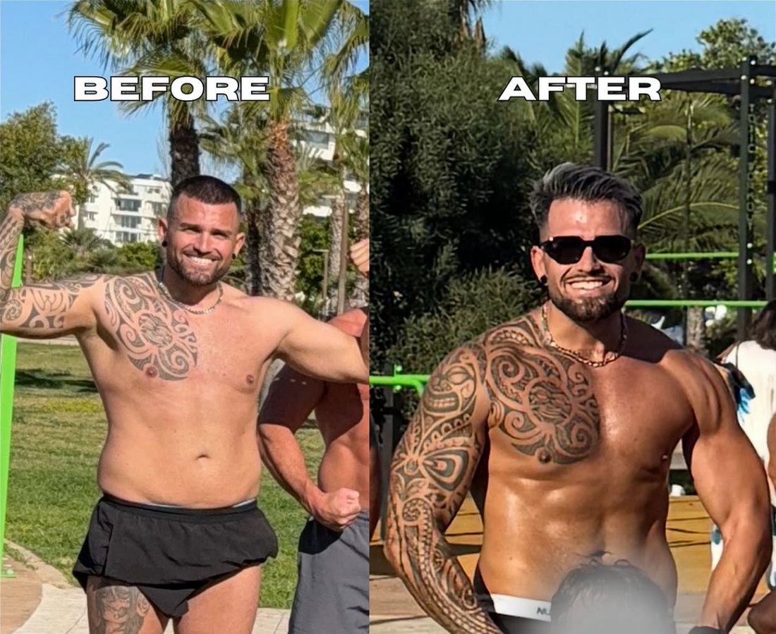 Luca before and after FIT10